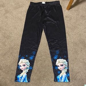 Black and Blue Character Print Pajama Pants